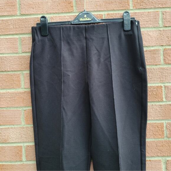 Hugo Boss Ponte Pintuck Pleat Trousers Ankle Zip size 10 - Picture 3 of 6